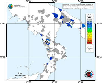 Mappa EMS - territori comuni