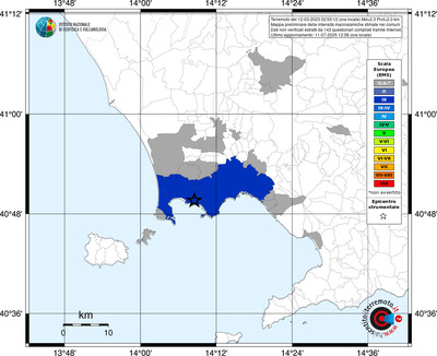 Mappa EMS - territori comunali