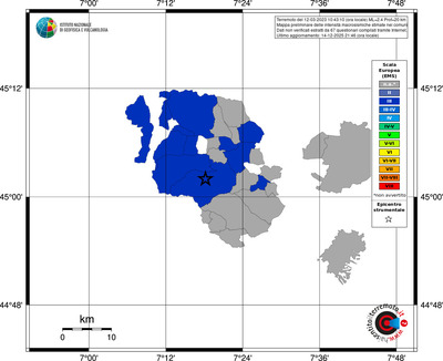 Mappa EMS - territori comuni