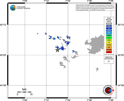 Mappa MCS - territori località