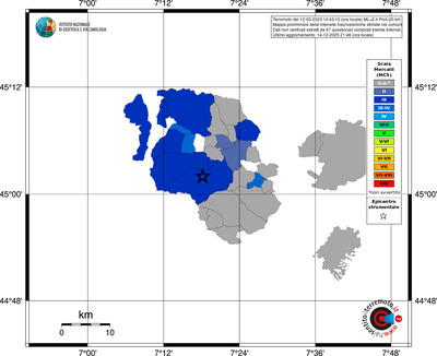 Mappa MCS - territori comuni