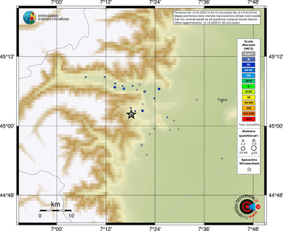 Mappa MCS - località