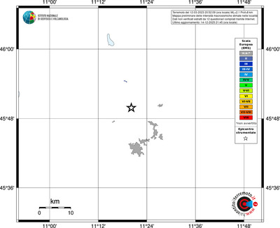 Mappa EMS - territori località