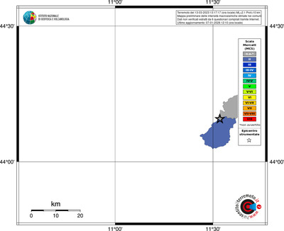 Mappa MCS - territori comuni