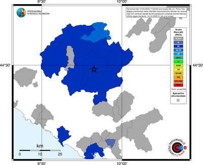 Mappa MCS - territori comuni