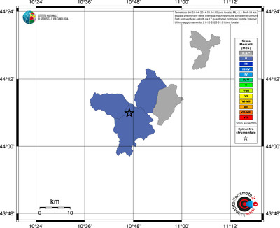 Mappa MCS - territori comuni