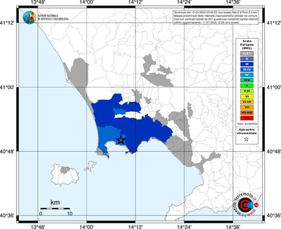 Mappa EMS - territori comunali
