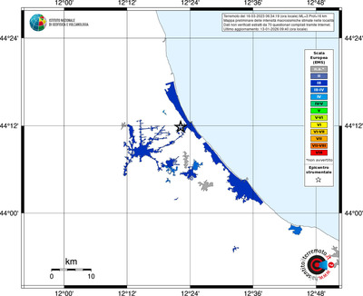 Mappa EMS - territori località