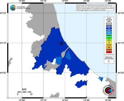 Mappa EMS - territori comuni