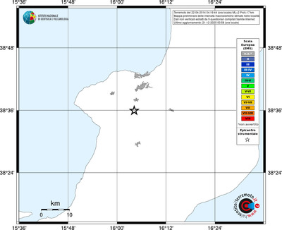 Mappa EMS - territori località