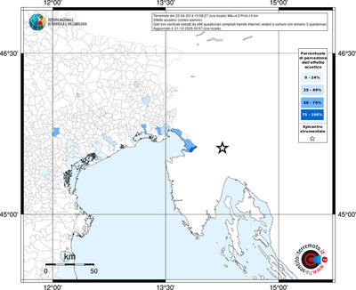 Mappa territorio comunale con almeno 3 questionari