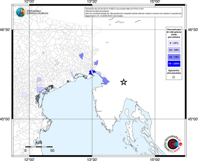 Mappa territorio comunale con almeno 3 questionari