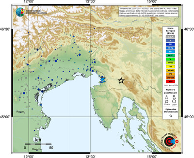 Mappa EMS - località