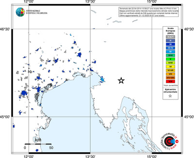 Mappa EMS - territori località