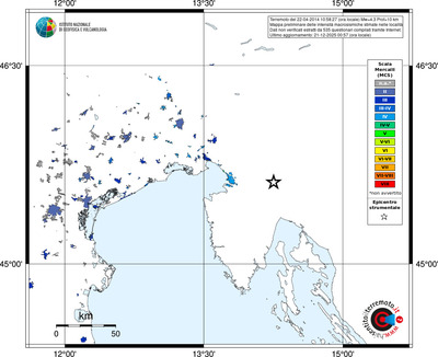 Mappa MCS - territori località