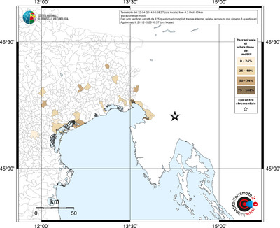 Mappa territorio comunale con almeno 3 questionari