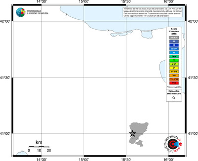 Mappa EMS - territori comuni