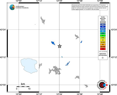 Mappa MCS - territori località