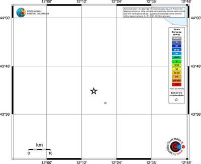 Mappa EMS - territori località