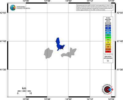 Mappa MCS - territori comuni