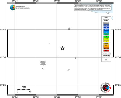 Mappa EMS - territori località