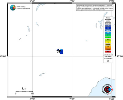 Mappa EMS - territori comuni