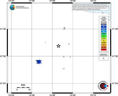 Mappa EMS - territori località