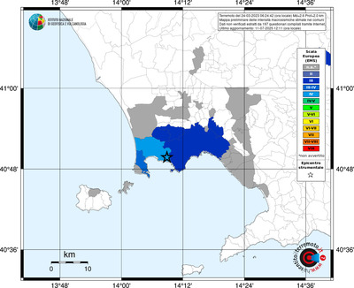 Mappa EMS - territori comunali