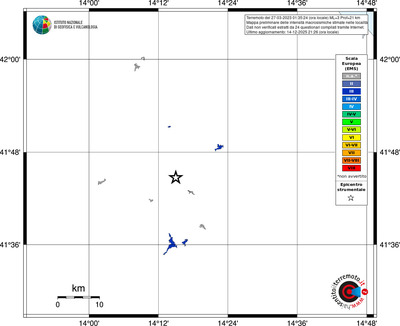 Mappa EMS - territori località