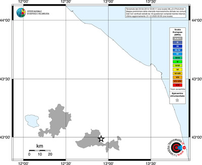 Mappa EMS - territori comuni