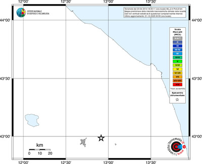 Mappa MCS - territori località