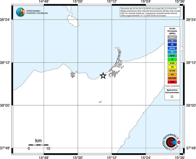 Mappa EMS - territori località