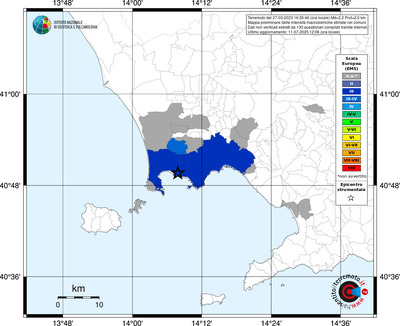 Mappa EMS - territori comunali