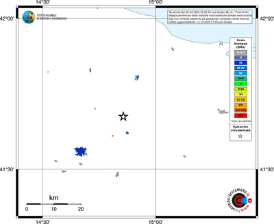 Mappa EMS - territori località