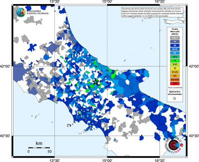 Mappa MCS - territori comuni