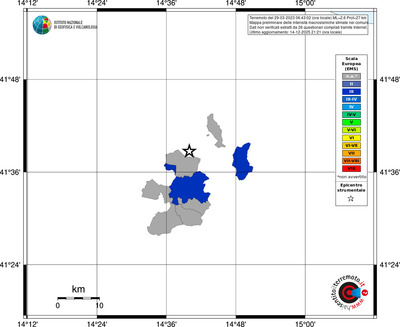 Mappa EMS - territori comuni