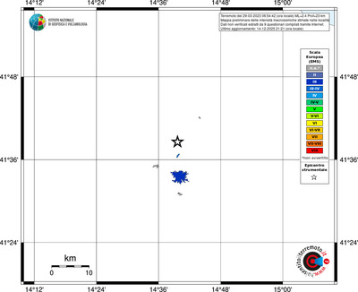 Mappa EMS - territori località