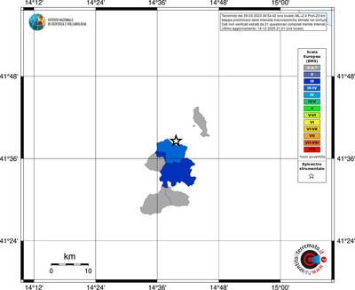 Mappa EMS - territori comuni
