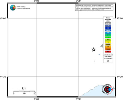 Mappa MCS - territori località
