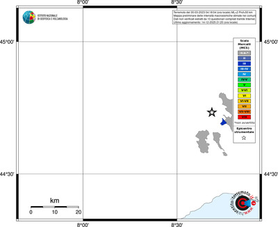 Mappa MCS - territori comuni