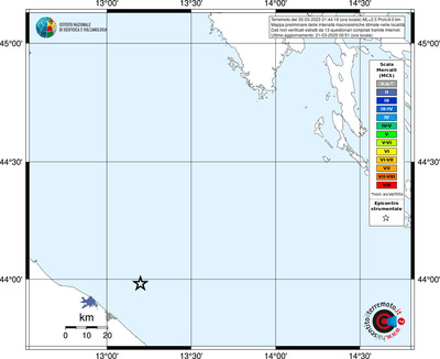Mappa MCS - territori delle località