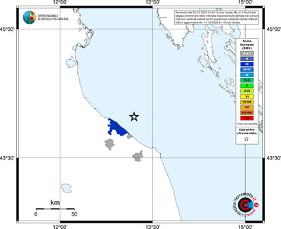 Mappa EMS - territori comuni