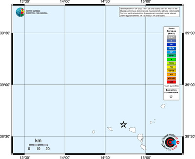 Mappa EMS - territori località