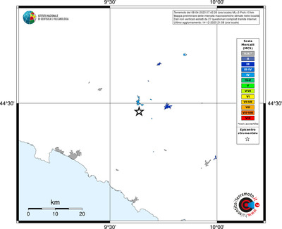 Mappa MCS - territori località