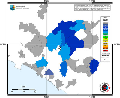 Mappa MCS - territori comuni