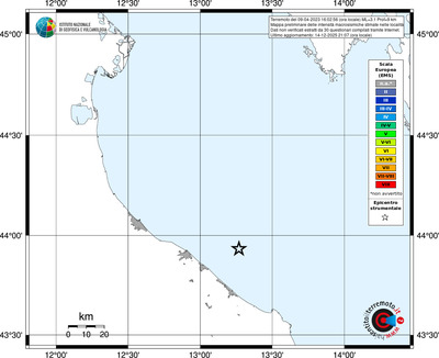 Mappa EMS - territori località