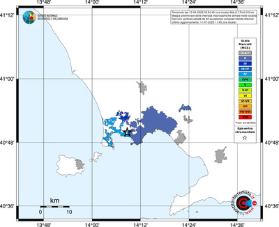 Mappa MCS - territori delle località