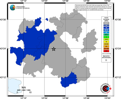 Mappa EMS - territori comuni