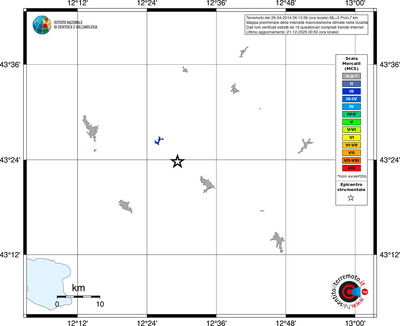 Mappa MCS - territori località