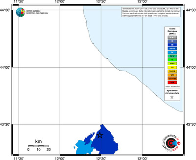 Mappa EMS - territori comuni
